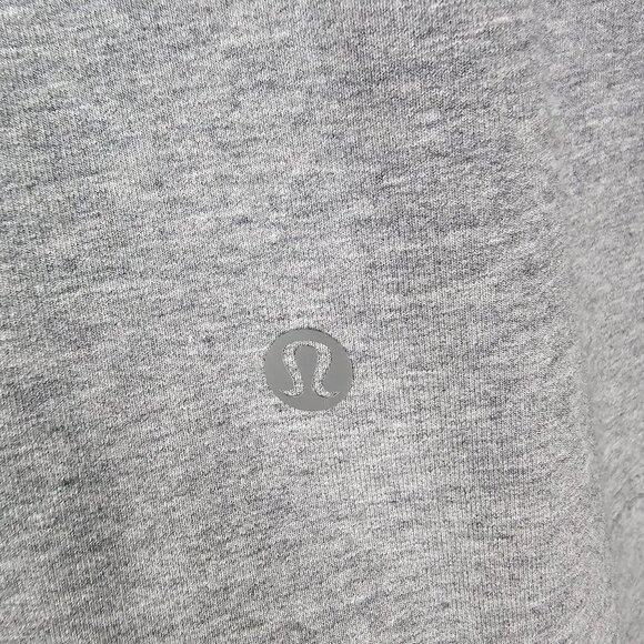 Lululemon Belle Wrap Gray Snap Jacket 4 Cotton Blend Stretch French Terry Active - Picture 6 of 10